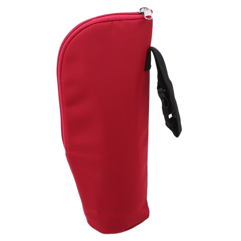 Termotaske baby fodring mælkeflaske mælkevarmer isolering taske baby flaske bolsa botella termica termos baby flaskeholder: Rød
