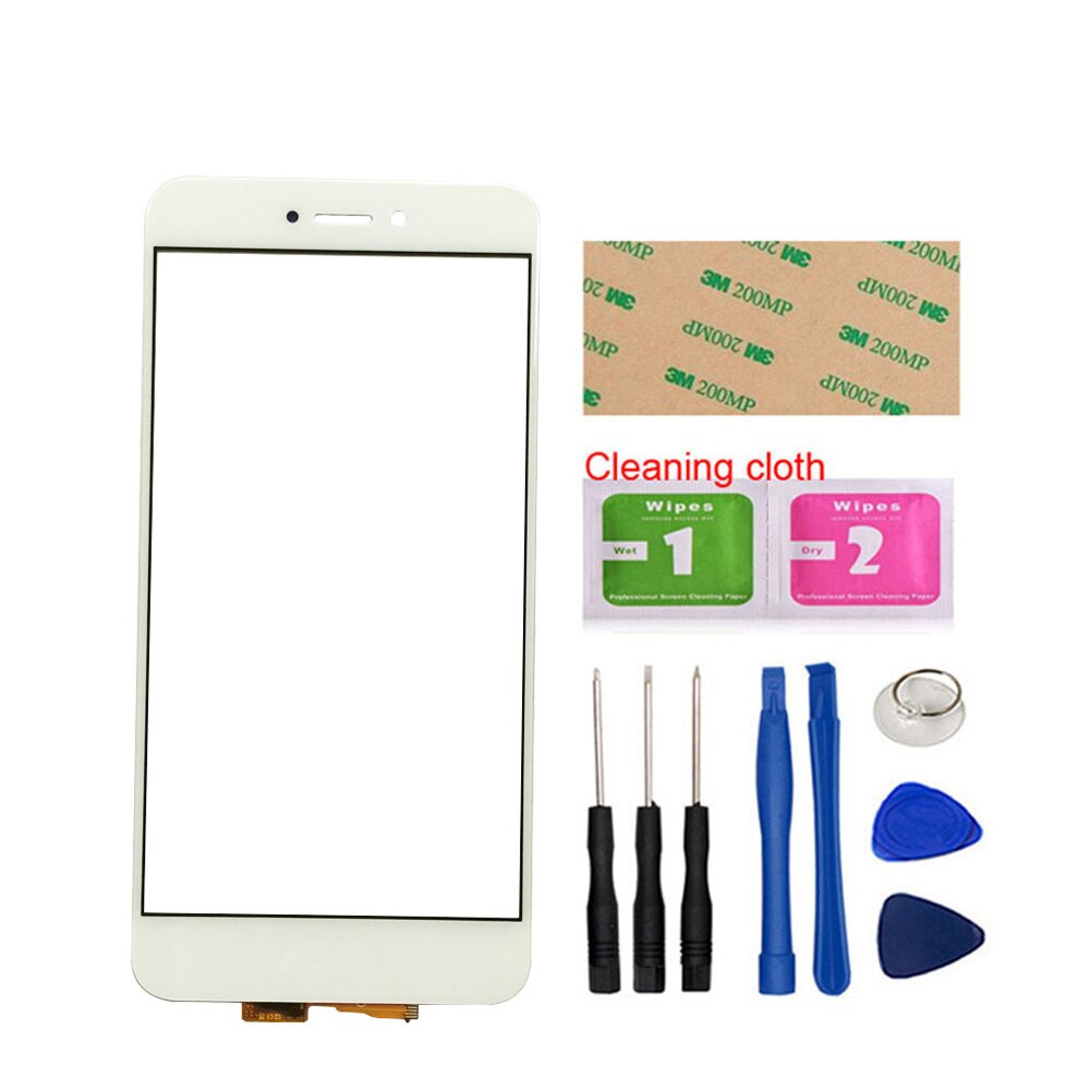 Mobiele Touch Screen Voor Huawei Honor 8 Lite 5.2 ''Touch Screen Panel Glas Voor Huawei P8 Lite Digitizer sensor Voor Glas: White With Tools