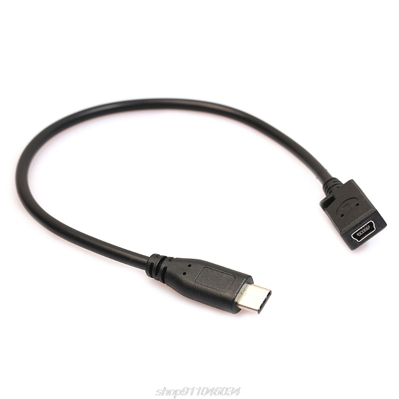 Type C Usb 3.1 Male Naar Mini Usb Vrouwelijke Opladen Data Kabel Voor Nexus 6P D25 20