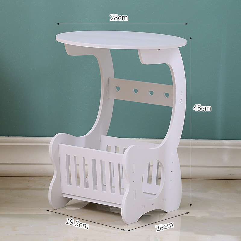 Nordic Living Room Mini Small Round Table Modern Simple Small Sofa Table Bedside Table Bedroom Furniture