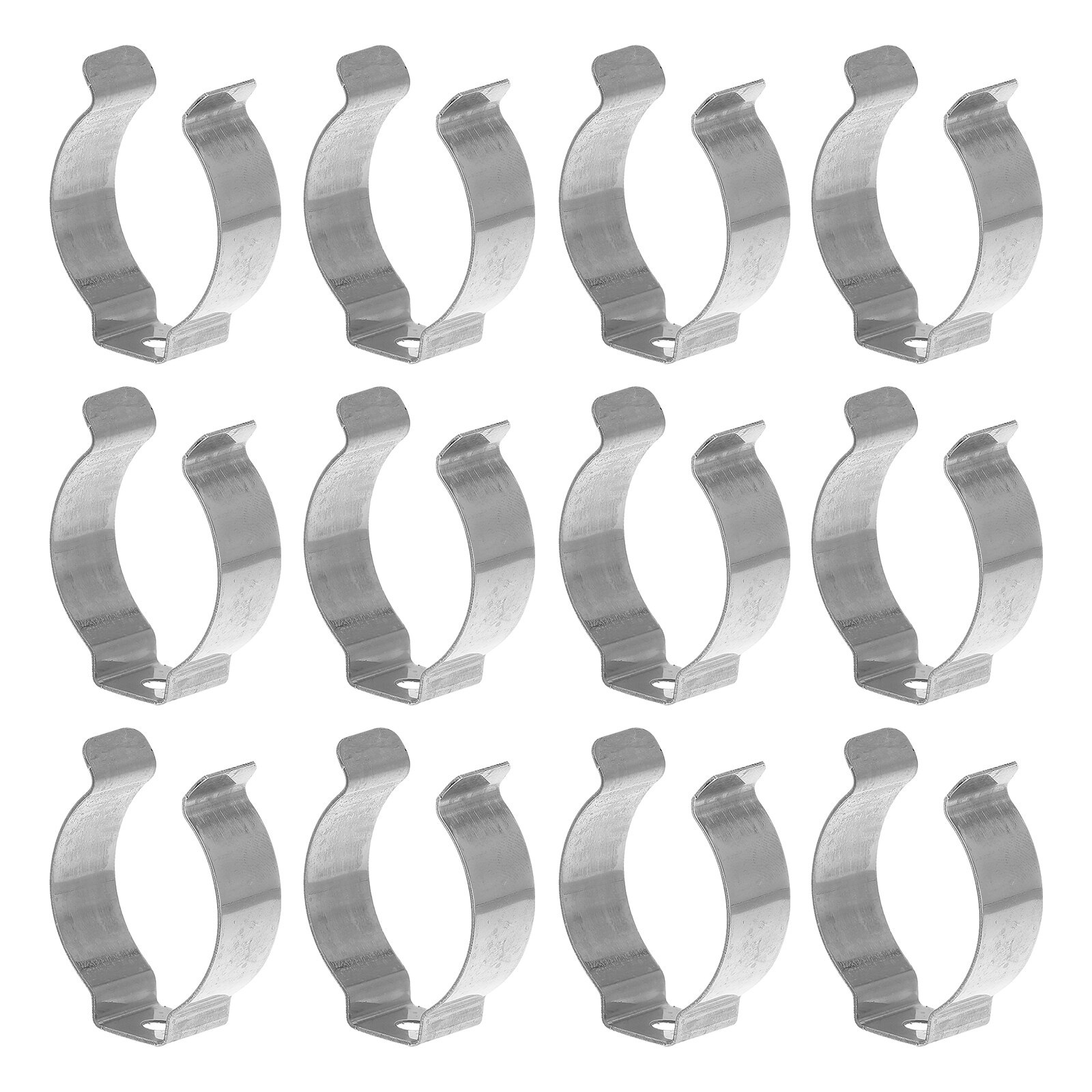 30PCS/Set Spring Terry Clips Stainless Steel U Shape Light Tube Clips For T10 Tube Light Lamp Holders Grip Organizer 13/ 25/32mm