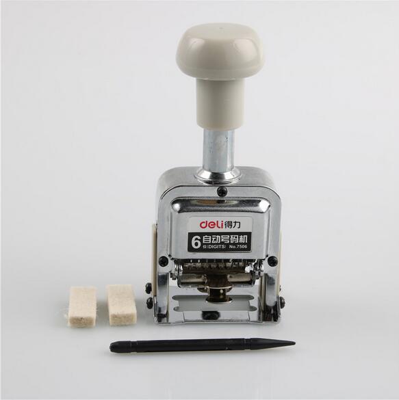 Fromthenon Number Machine 6 Position Automatic Numbering Machine Into Number Coding Page Chapter Marking Machine Digital Stamp