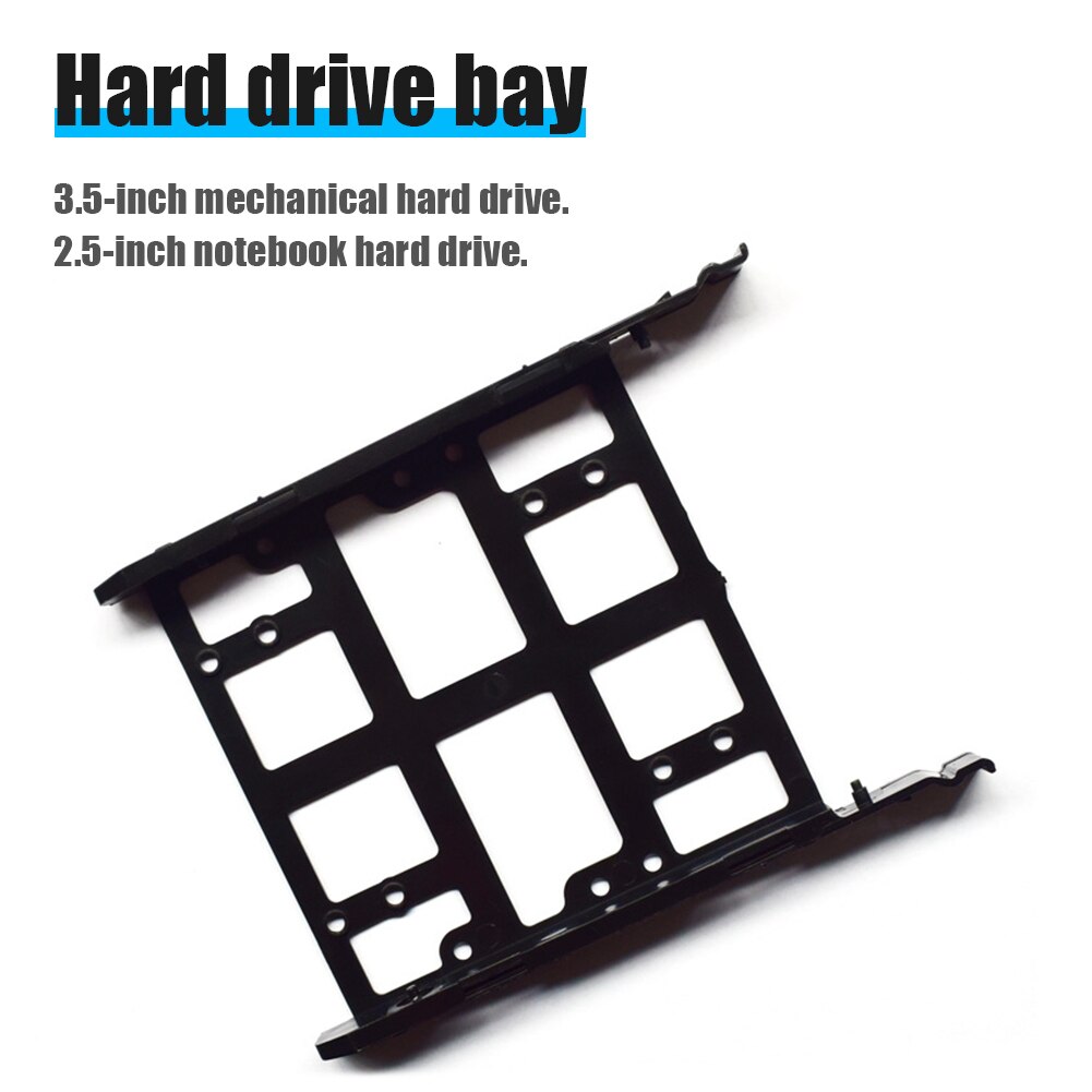 Plastic HDD SSD Mounting Adapter Bracket for 2.5 inch/3.5 inch PC Hard Drive Enclosure Tray Holder Dual Desktop Internal Adapter