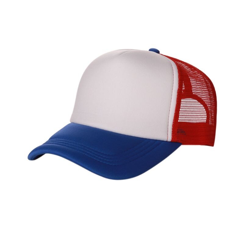 Hyvännäköinen tavallinen baseball-lippis kiinteä trucker mesh tyhjä kaareva säädettävä lippalakki