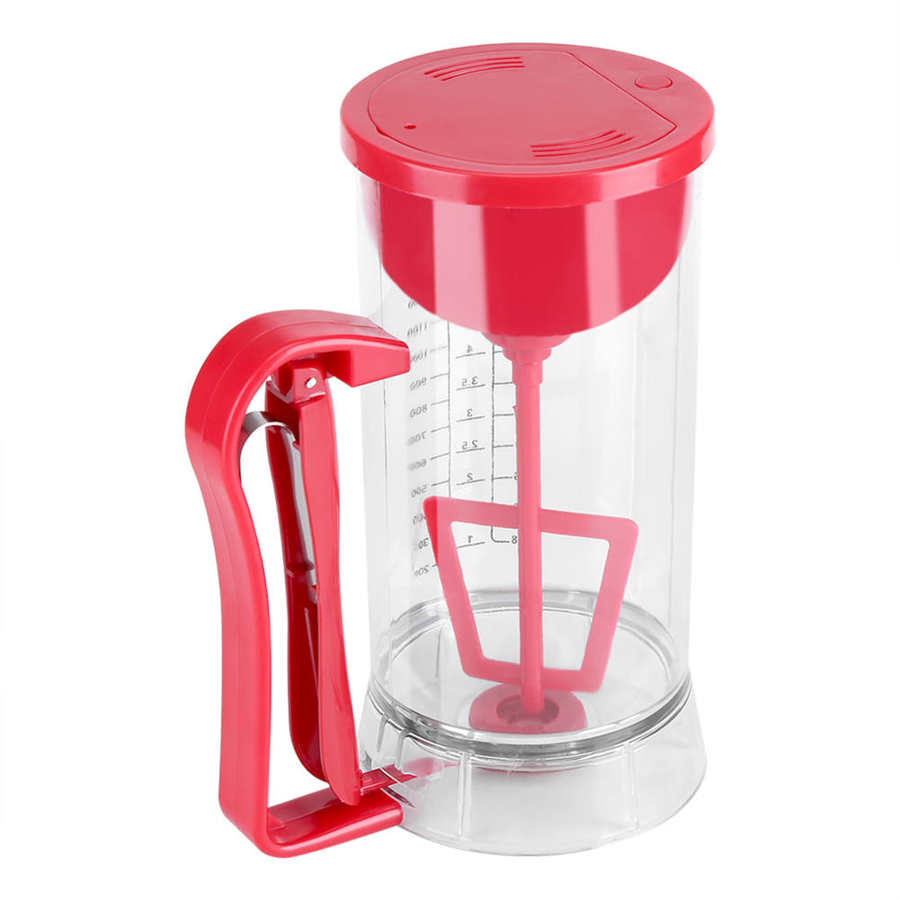 Electric Mixer Dispenser Battery Powered Pancake Cupcake Waffle Batter Maker Machine for kitchen