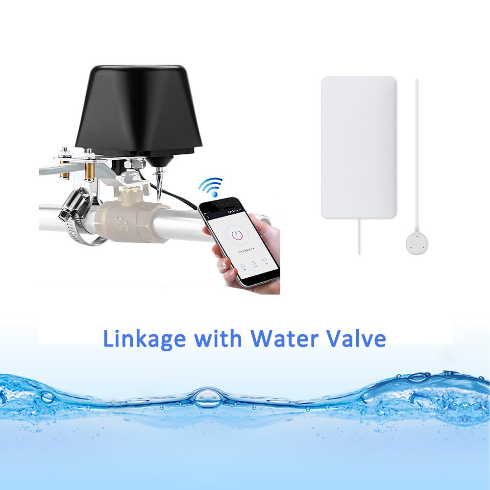Tuya Smart WiFi Water Leak Detector Home Alarm Water Leakage Alarm Flood Alert Overflow Security Alarm System Water Sensor