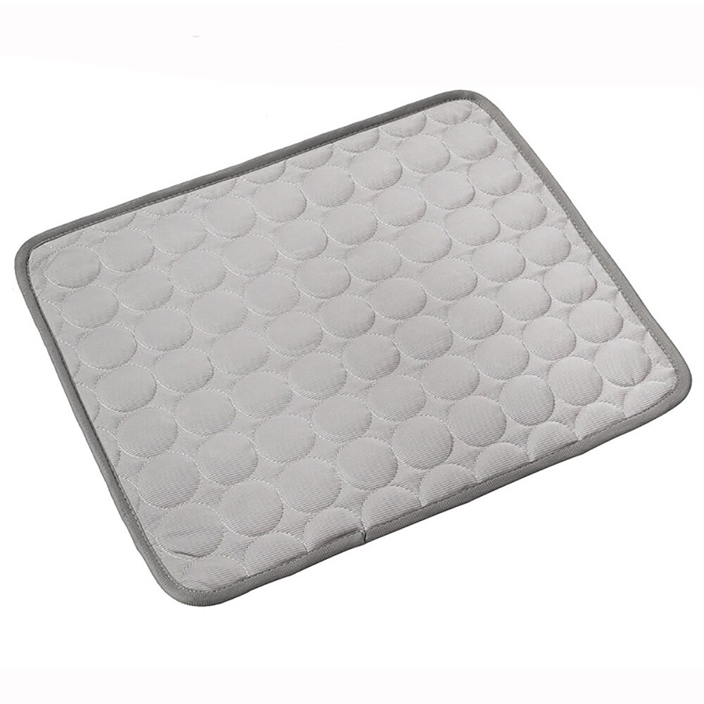 Hond Mat Koeling Zomer Katten Honden Koud Nest Mat Huisdier Koel Kussen Sofa Ademend Kussen Zomer Hond Bed Koeling slapen Mat: Gray / M 60x50cm