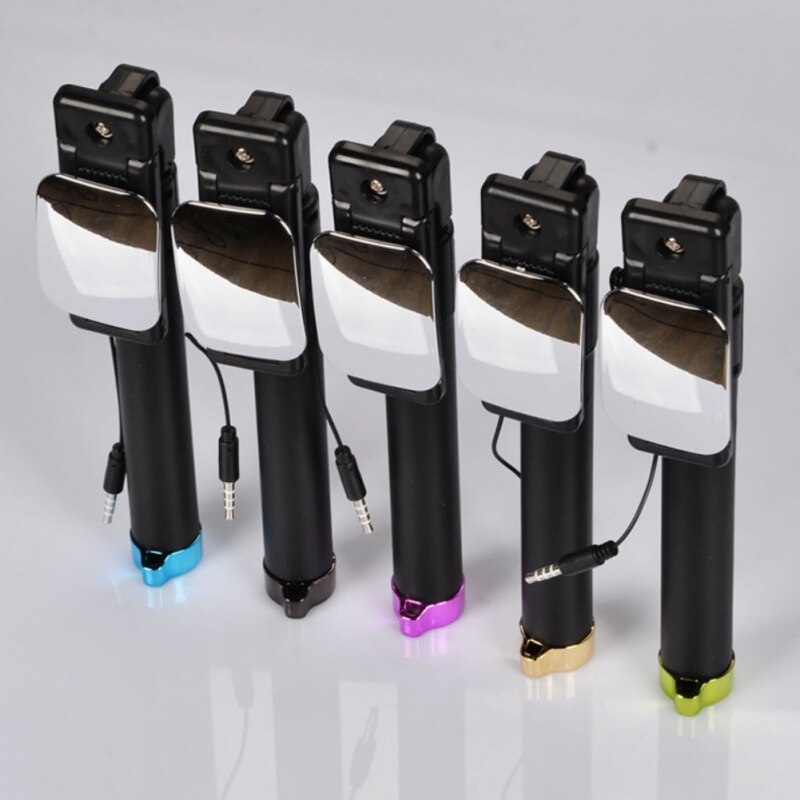 Selfie Stick Extendable Handheld Self-portrait Holder Monopod Stick For Cell Phone Extendable Folding