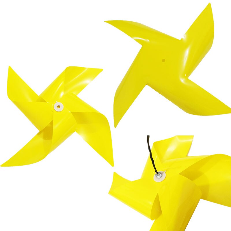 Molinillo de plástico resistente al agua para niños, 100 piezas + 30M de cuerda de alambre + ajuste, resistente al agua, molino de viento, juguetes de decoración para jardín, césped, , juguete de