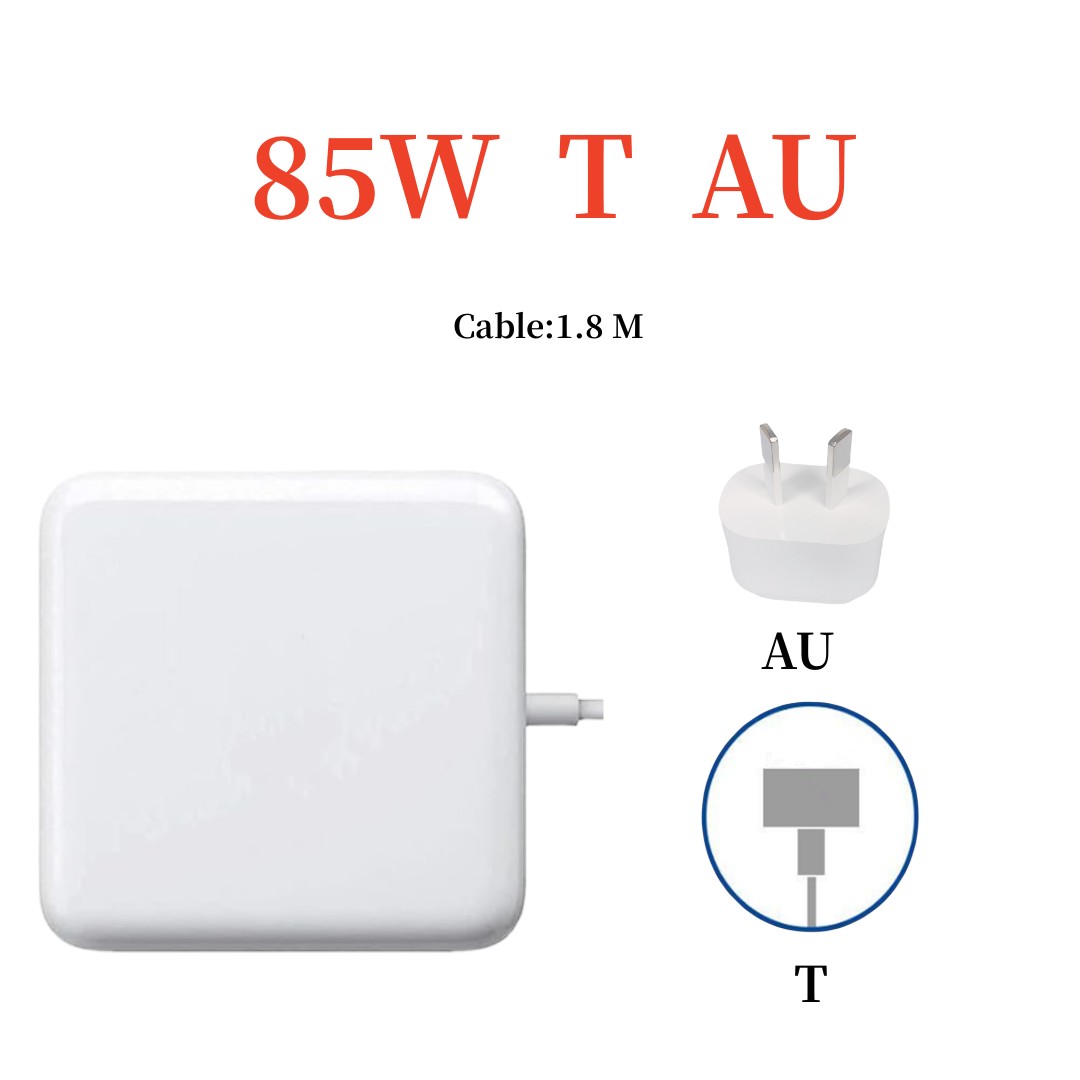 Compatible with MacBook Air 85W T/L-Tip Charger Computer Adapters for MacBook Pro/Air 13" 15"&17"Models A1424 A1398 A1151 A1175: Beige