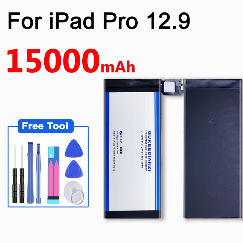 Voor Ipad Pro 12.9 ''Tablet Batterij 15000 Mah Li-Ion Vervangende Batterij Voor Ipad Pro 129 12 9 A1584 A1652 a1577 Batteria Gereedschap