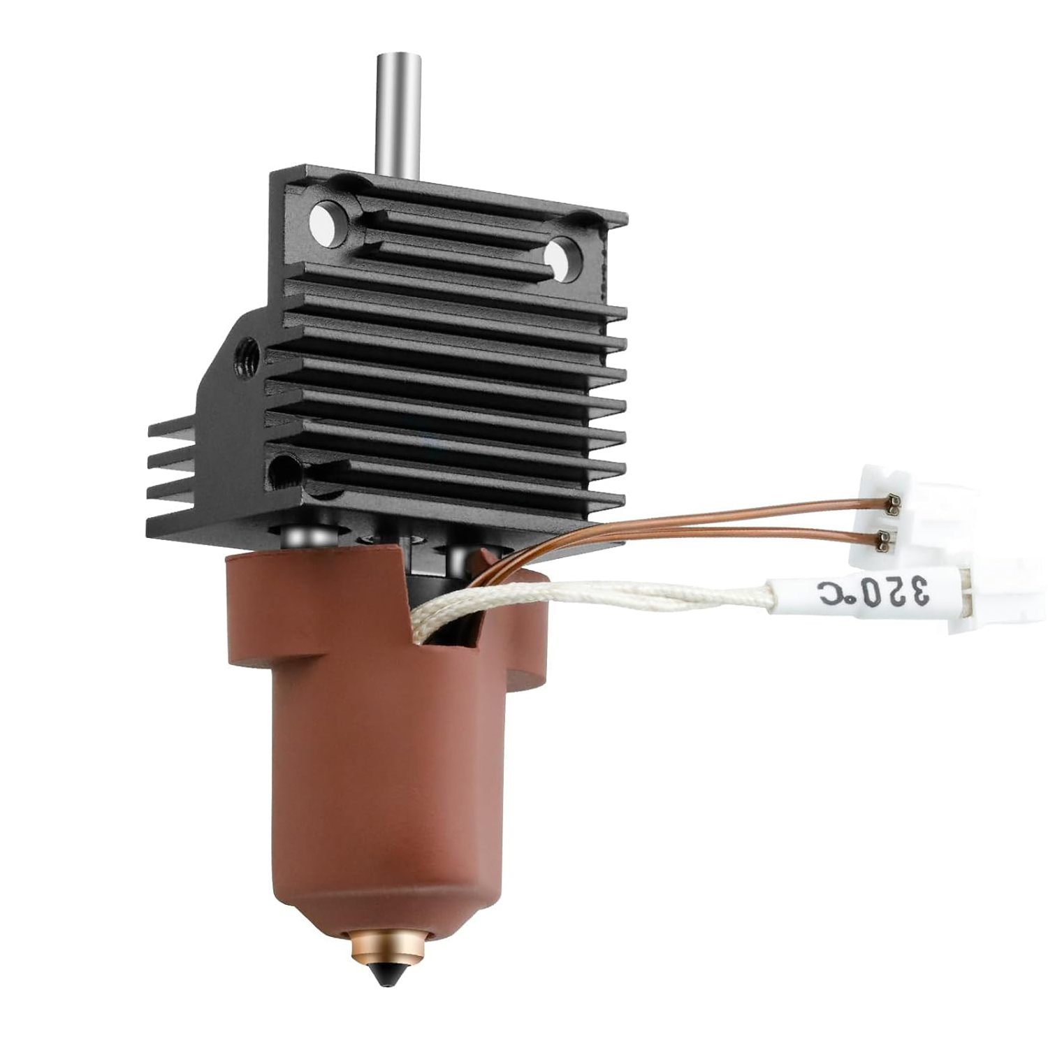 per Creality k1c k1 Max Hotend kit blocco riscaldante in ceramica Accessori 3d Aggiornamento caldo fine Assemblaggio Dissipatore di calore kit ugelli unicorno: 0.6mm / Rosso