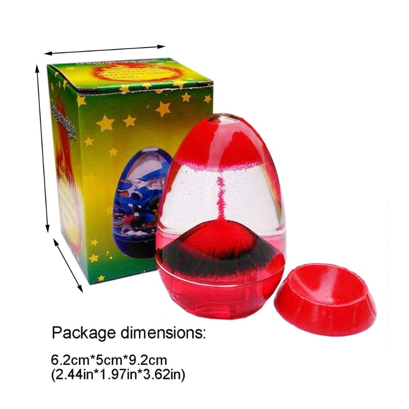 mini in Eruzione Vulcanica Calmante Sensoriale Lenitiva Sabbia Giocattolo Del desktop Scrivania A Casa Decorazione di 95AE