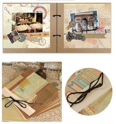 Eno Groet 4 Thema 'S DIY Bruiloft Fotoalbum Baby Scrapbook Album Gratuation Geheugen Album Kit: SCF 04