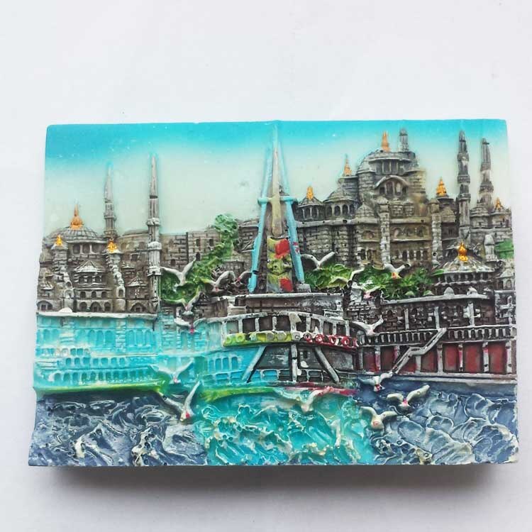 Turkey Istanbul Fridge Magnet Souvenir Turquia Bodrum Alanya Kemer 3d Tourism Magnets Home Decor Refrigerator Magnets Ideas