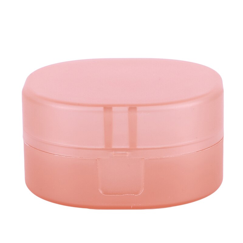 caja de jabón redonda de plástico transparente, soporte de esponja para jabón, Set de accesorios de baño para el hogar, edición de jabón, caja de jabón de