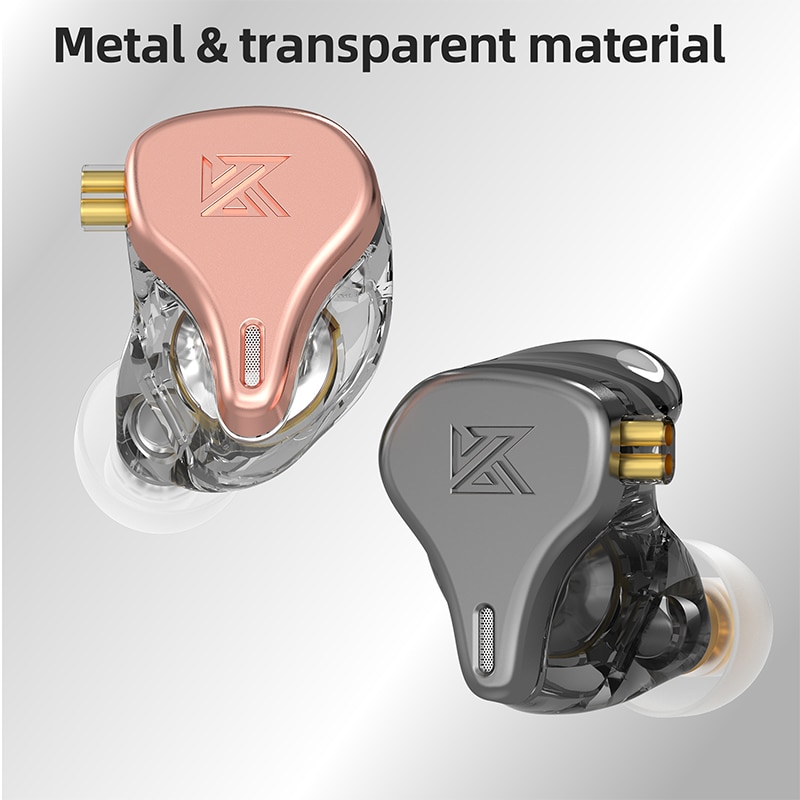KZ × HBB DQ6S In-Ear Wired Earphone Bass HIFI Earbuds Monitor Headphones Noise Cancelling Metal Headset