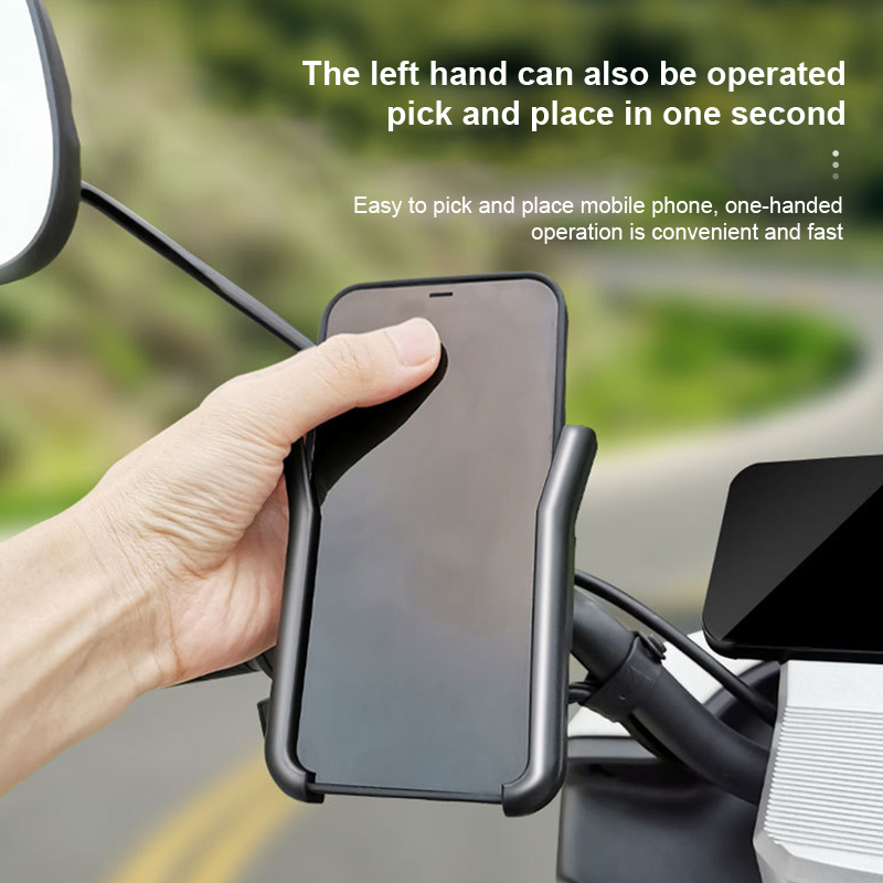 Supporto per telefono da manubrio per passeggino Mumm Papà Supporto per telefono cellulare vivavoce universale per supporto per cellulare da manubrio per moto