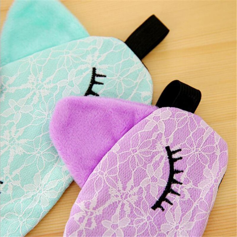 Oogmasker Kant Koreaanse Kawaii Reizen Shading Slaap Oogmasker Kleine Leuke Cartoon Verse Prachtige Comfortabele Blinddoek