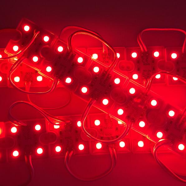100pcs DC12V 5050 4 LED Modules White/Warm White IP65 Waterproof for LED Signs Advertisements
