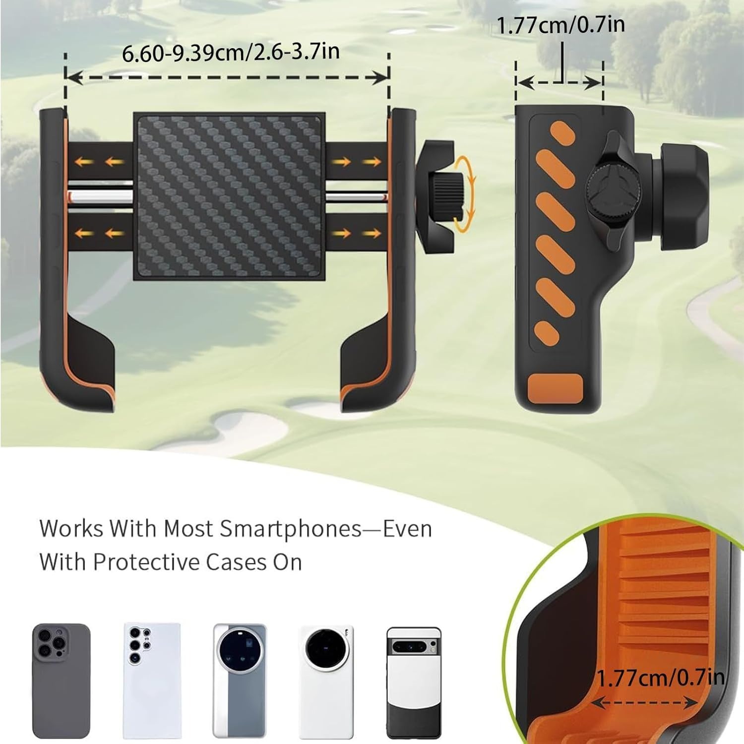 Multifunctionele magnetische telefoonstandaard, universele basishouder voor bureau, keuken, sportschool, loopband, golfkar