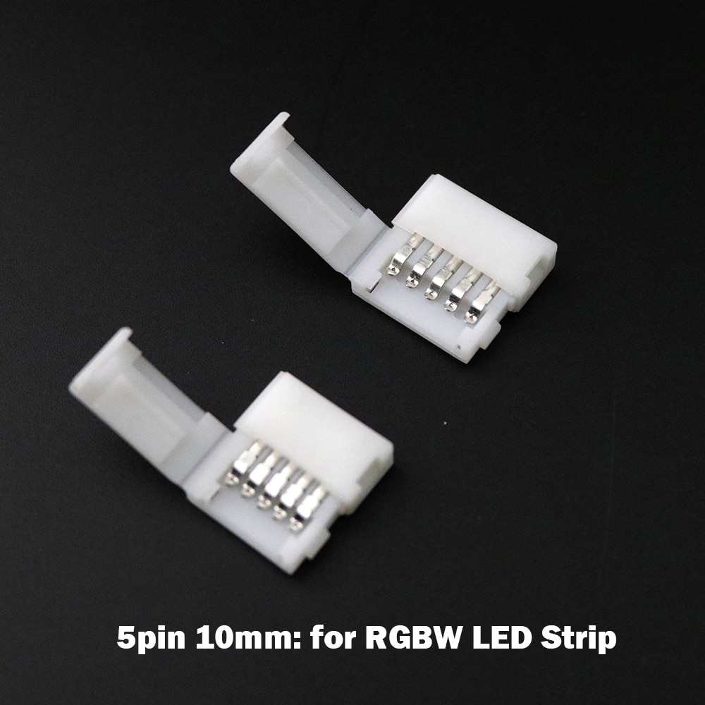 5 PCS LED Strip Connectors 2pin 8mm/2pin 10mm/4pin 10mm/5pin 10mm /5pin 12mm/6pin 12mm Gratis Lassen Connector voor strip