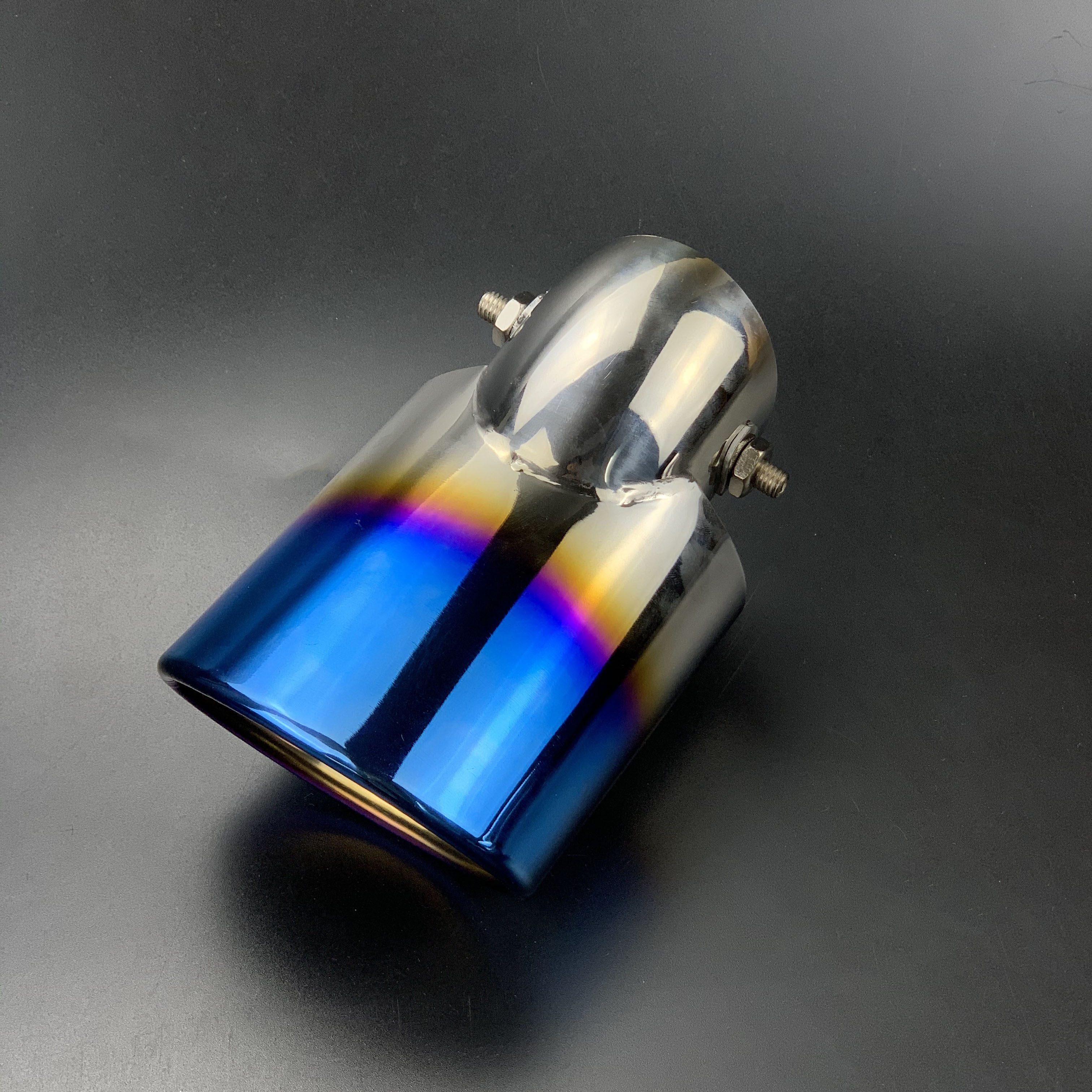 Automobile Exhaust Muffler Stainless Steel Tube Chrome Modified Rear Tail For Mitsubishi Outlander Car accessories