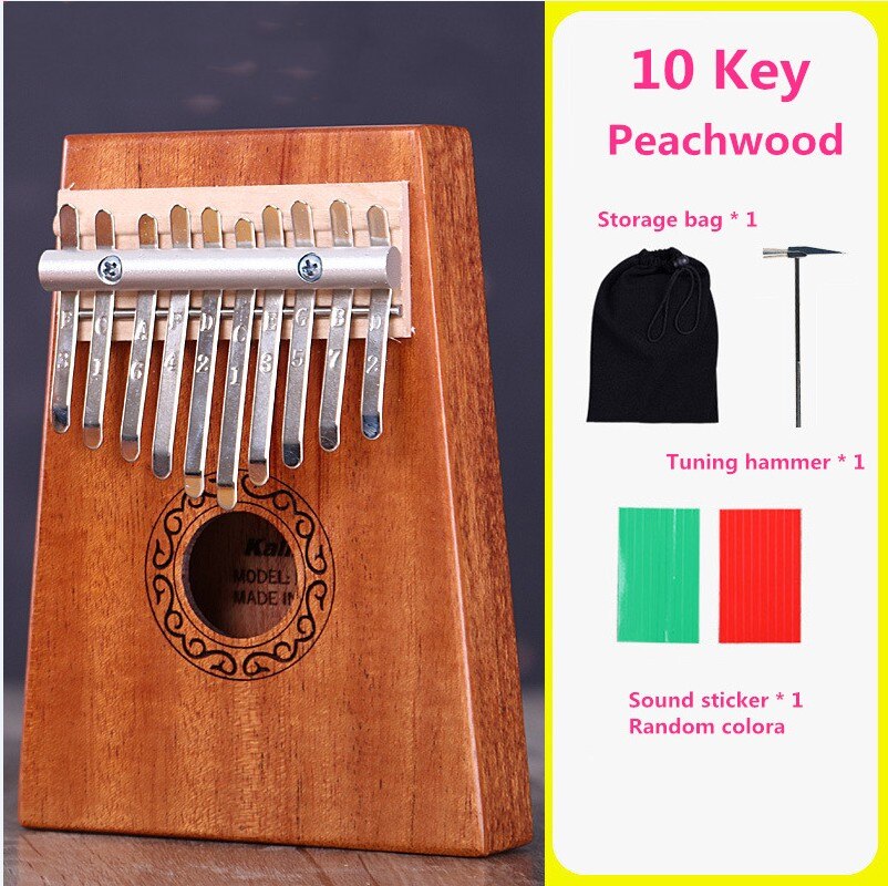 17 touches ton bois de santal Kalimba africain Mbi... – Grandado