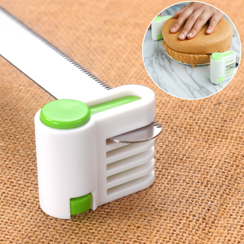 2 PCS Cake Toast Bread Slice Cutter Adjustable 5 Layers Cake Tools Fixator Guide Leveler Slicer Kitchen Tool
