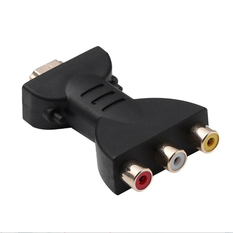 Hdmi zu 3rca rot gelb weiß lotus kopf konverter hdmi zu av konverter 3rca adapter: Default Title