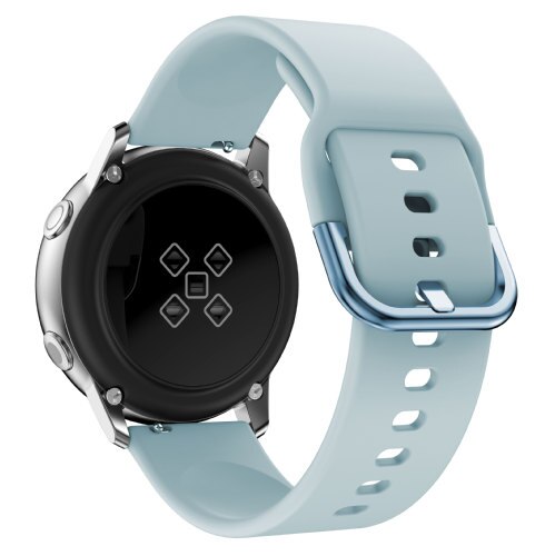 Urremme 20mm til samsung galaxy watch active 2 silikone sport armbånd urremme til samsung active 2 urremme 1:1: Lyseblå 1