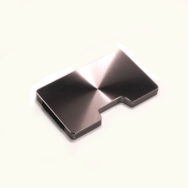 RFID métal Mini argent Simple mince métal porte-carte de crédit avec RFID Anti-chef voyage Mini portefeuille homme pour rfid portefeuille: gray