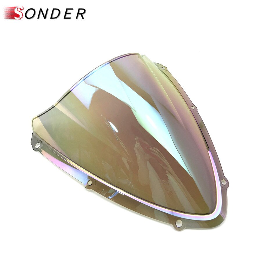 PC parabrisas de burbuja doble para Suzuki K8 GSX-R GSX R GSXR 600 K 5 750 GSXR600 GSXR750 de a