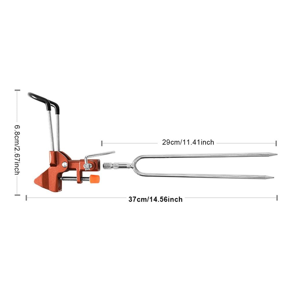 Titular da vara de pesca aço inoxidável vara de pesca equipamento de metal titular alça ajustável suporte vara de pesca acessórios