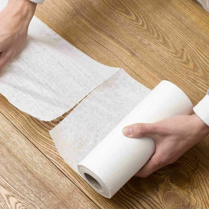 Family Paper Thick Kitchen Cleaning Paper Disposable Degreasing Paper Towels Non Woven Rag Washing Cleaning Tissue Dish Cloth