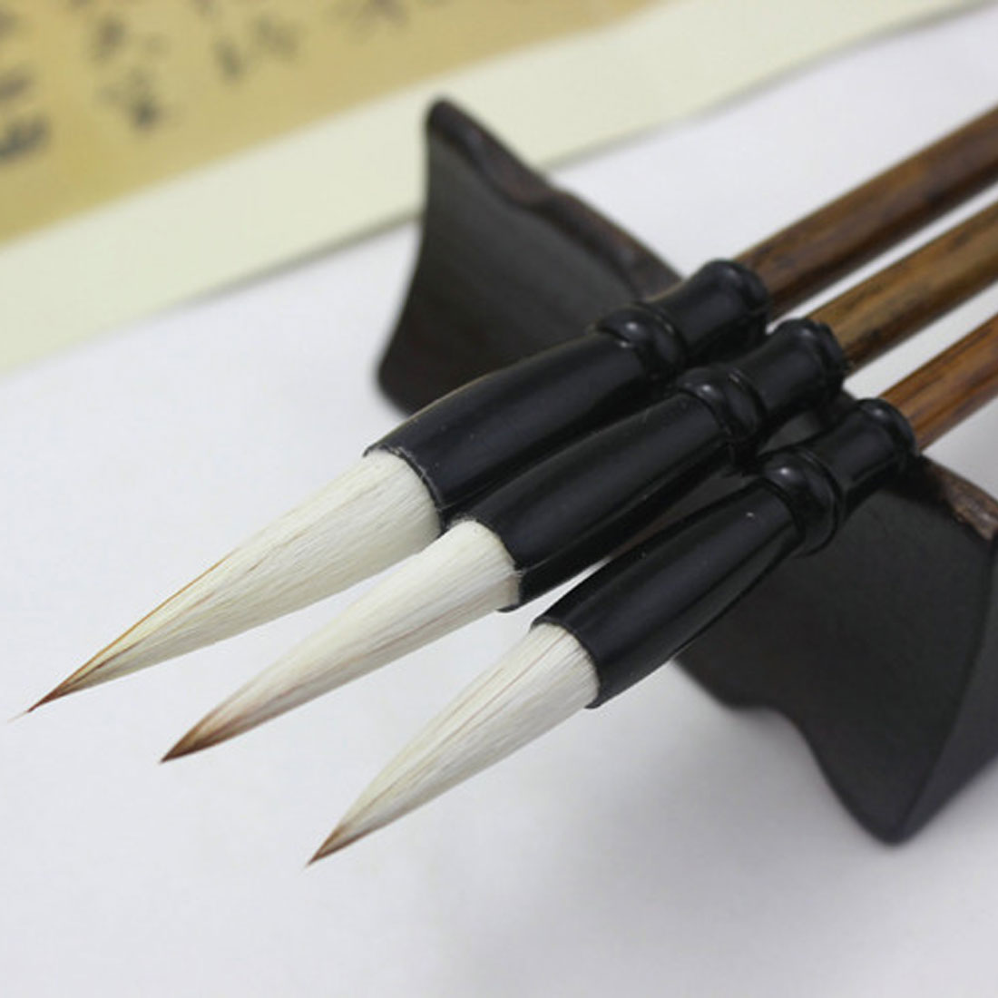 3 stücke Chinesischen tinte malerei kalligraphie pinsel Kuli-einstellen kunst werkzeug kalligraphie ausbildung stift