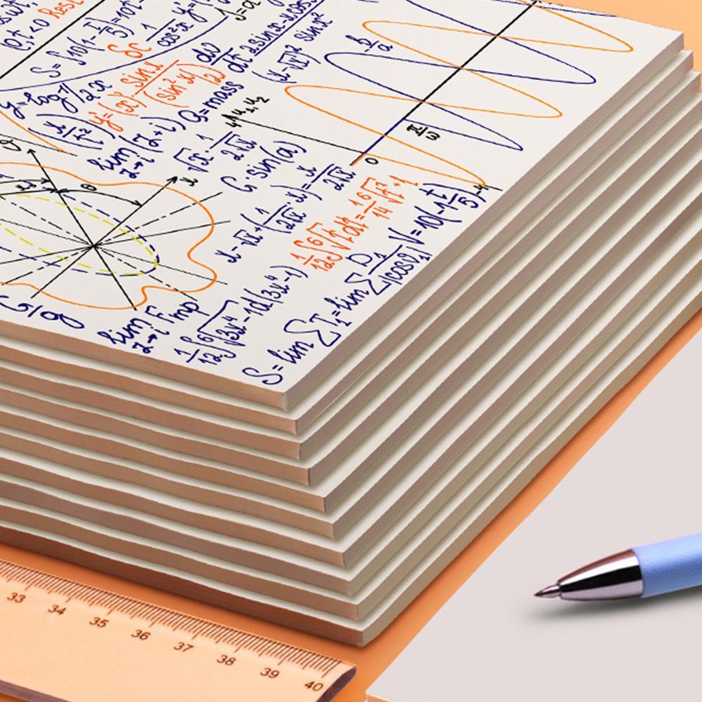 A4 Notebook Blank Inner Page Graffiti Draft Sketchbook Pages For Sketching 40 Paper Painting Note Thickened Beige L8E6