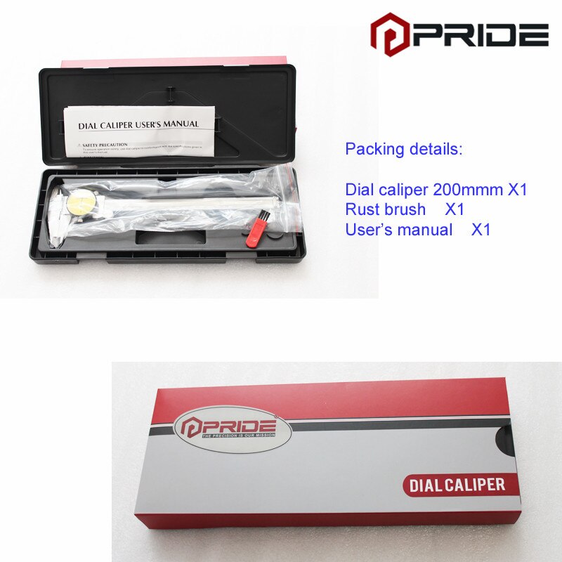 Measuring tool 0-200mm Dial caliper vernier caliper