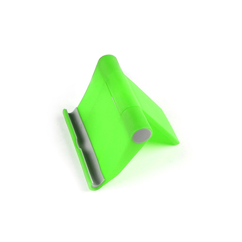 Universal- praktisch Halfter Stehen Verstellbare Schreibtisch Tablette Halfter Stehen Für iPhone Samsung Xiaomi Faltbare Tragbare Telefon Halfter: Grün