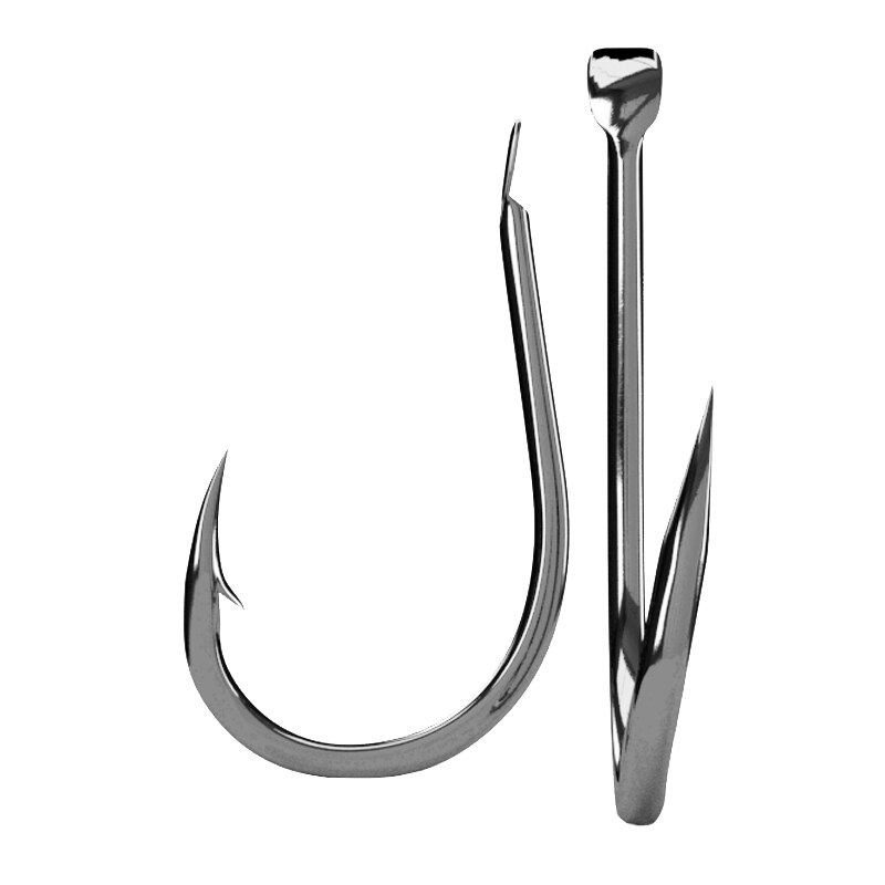 Anzuelos de pesca con púas, juego de anzuelos individuales, accesorios de pesca con mosca, anzuelo de mar de acero al carbono, 240 unids/lote por caja