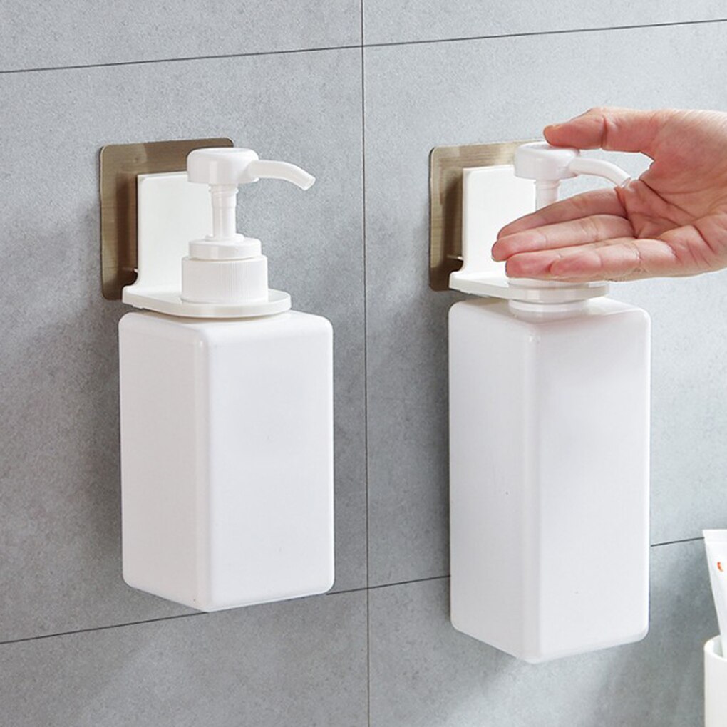 Łazienka ściana Mounte butelki na żel strąk prysznic uchwyt szampon mydło dozownik cieczy wieszak odkażacz robić rąk stojak półki samoprzylepne