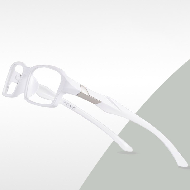 Vazrobe Sport Mens Brille Rahmen Männlichen TR90 Brillen Rahmen Frauen Ultra Licht Rezept Brille Myopie Dioptrien Optische: white