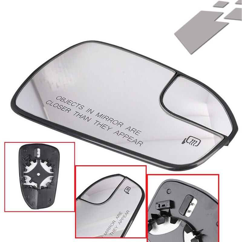 Auto Left Right Side Heated Wing Rear Mirror Glass for Ford Fusion 13-20 for USA Version DS7Z-17K707-B DS7Z17K707B: Default Title