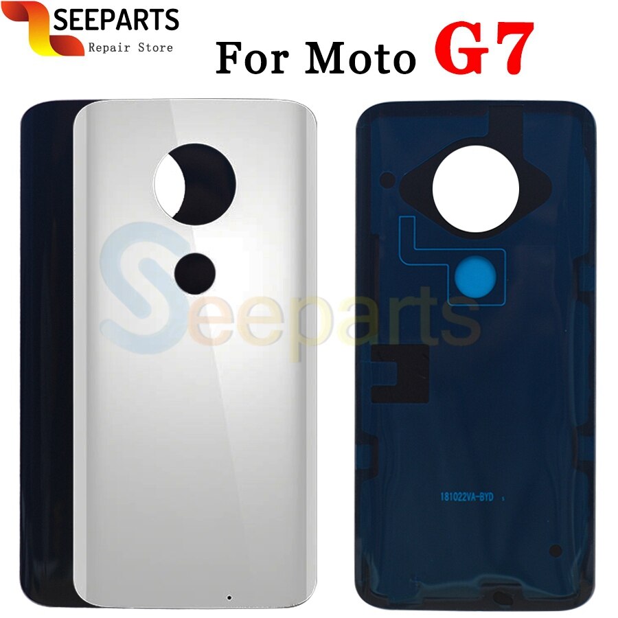 For Moto G7 Back Battery Cover Rear Door Panel G7 Plus Housing G7 Play Case Replacement Part For Motorola G7 Power Battery Cover