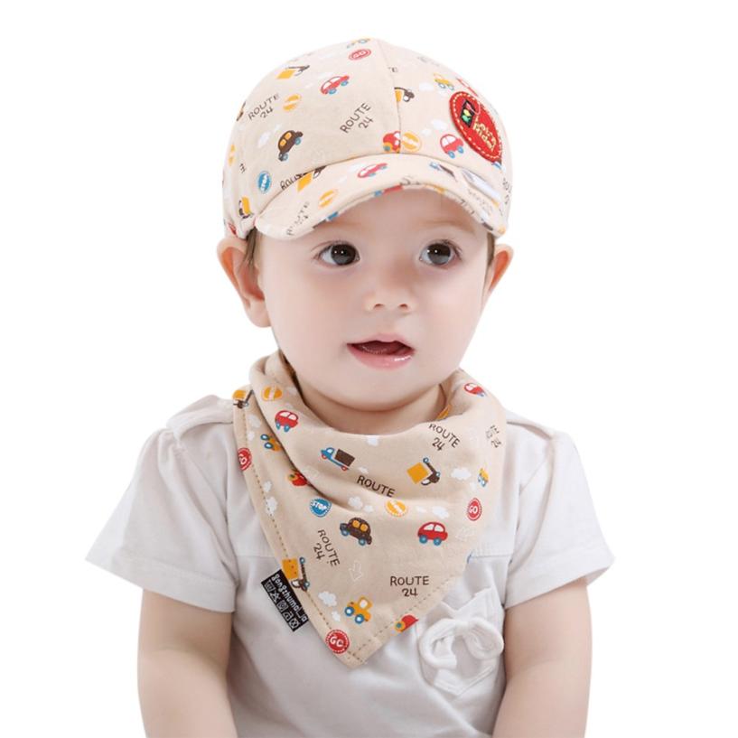 Babadores para bebês Roupas Acessórios 2 PEÇAS Da Criança Do Bebê Meninos E Meninas Chapéu + Avental Infantil Conjunto Bib bibs Do Bebê Dos Desenhos Animados para Bebês @ 40