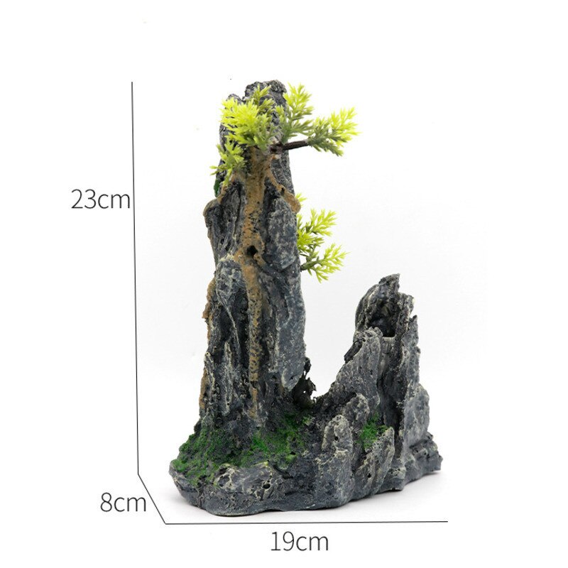 Super Large Aquarium Rockery Decoration Fish Tank Landscaping Artificial Resin Ornament Decor Aquascape Background Accessories: 3