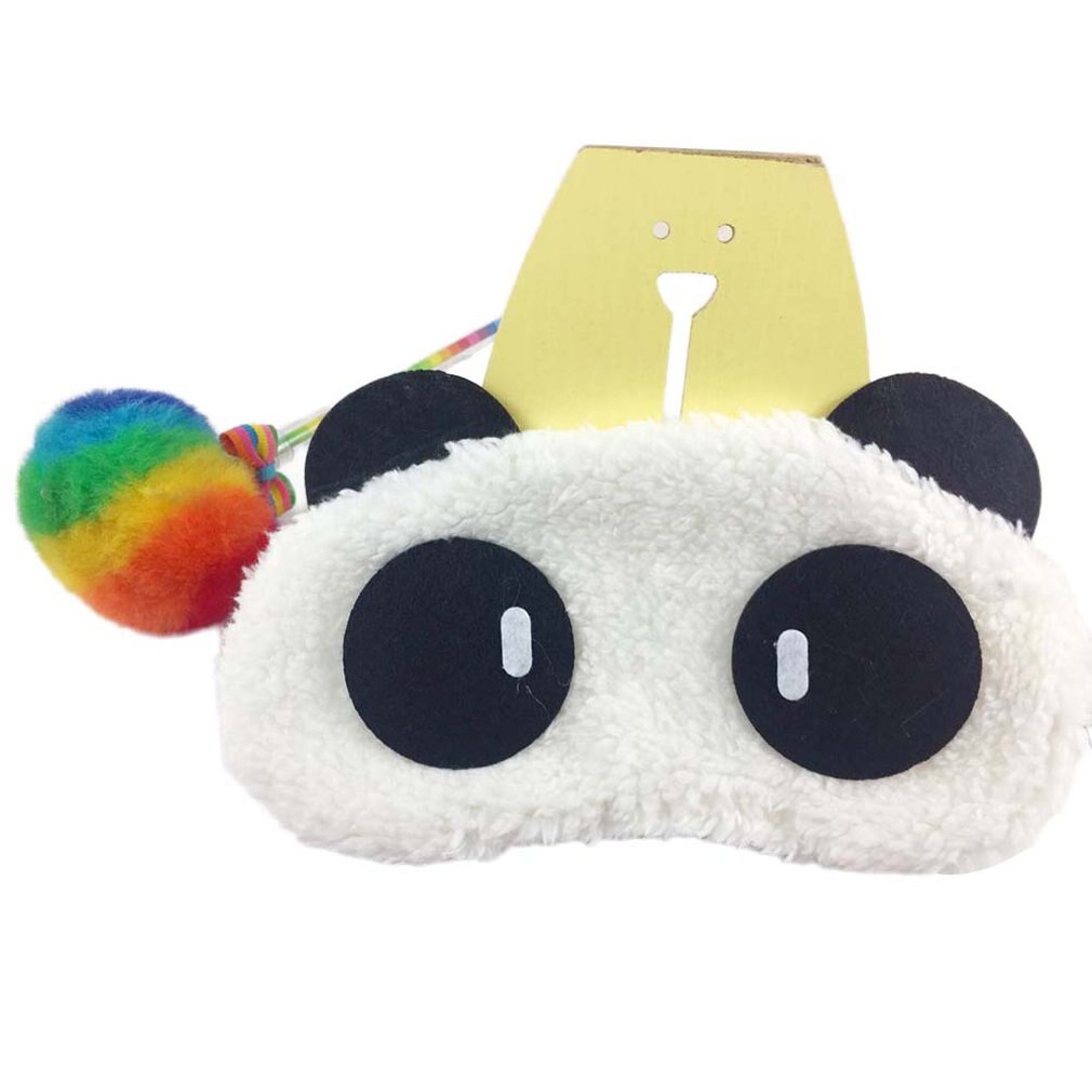 1PCS Nap Eye Shade Cartoon Blindfold Sleep Eyes Cover Travel Rest Patch Blinder Cute Panda Sleeping Eye Mask: G