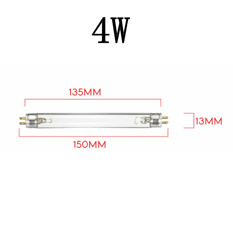 T5 4W/6W/8W Uv Desinfectie Lamp Buis Ultraviolet Lamp Licht Blauw 14.8Cm/22.5Cm/29.5Cm Steriliseren Lamp Lampen: 4w