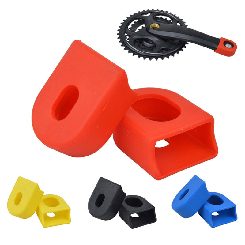 Juego de bielas para bicicleta, funda protectora de manivela, botas de brazo de bicicleta de montaña y carretera, engranaje fijo, 1 ud.