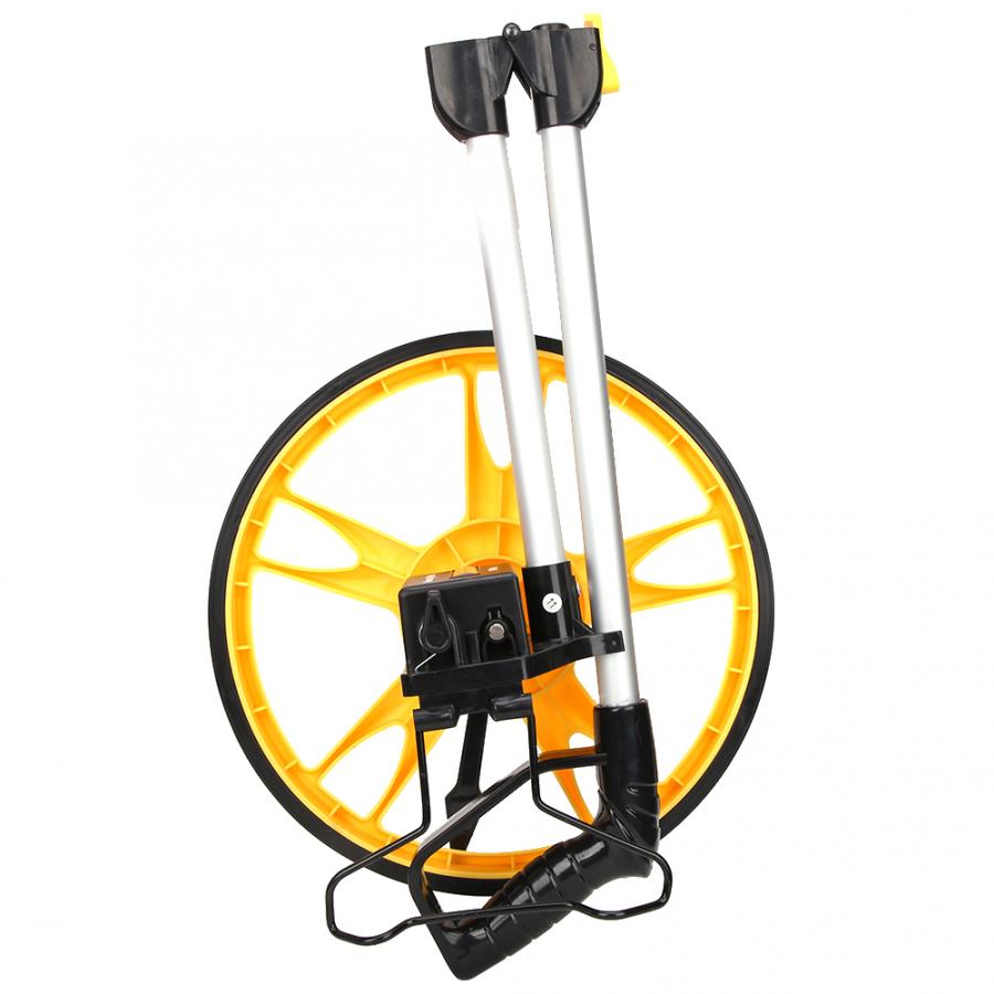 Mechanical Range Measuring Wheel 9999ft 10cm Accuracy Distance Measuring Roller LED Measurer Wheel
